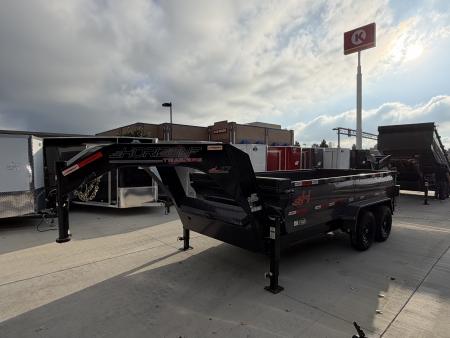 New NEW 2026 Horizon Gooseneck LZ7 14’ x 83” X 30” Dump Trailer 2-7000 lb axles = 14K