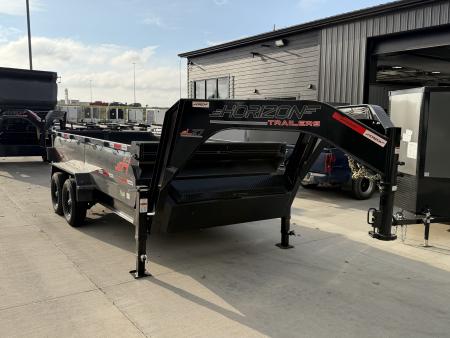 New NEW 2026 Horizon Gooseneck LZ7 14’ x 83” X 30” Dump Trailer 2-7000 lb axles = 14K