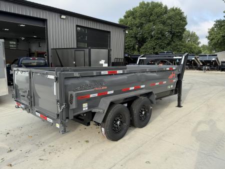 New NEW 2026 Horizon Gooseneck LZ7 14’ x 83” X 30” Dump Trailer 2-7000 lb axles = 14K