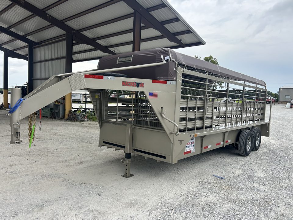 New 2026 Neckover GN BAR TOP 6'8X20X6'6"RUBBER CLEATED FLOOR Stock / Stock Combo Trailer
