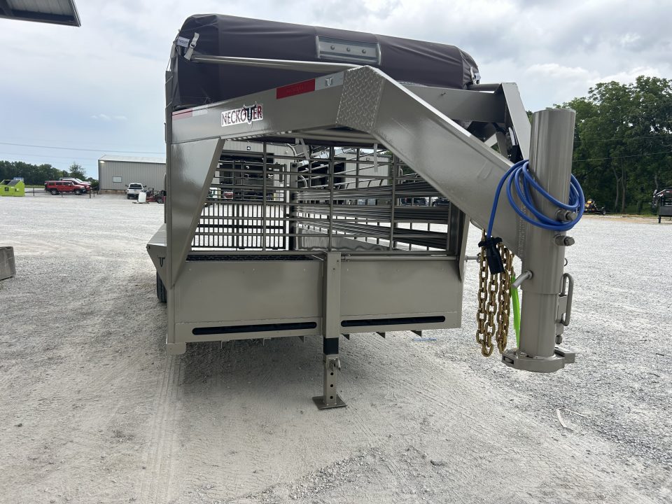 New 2026 Neckover GN BAR TOP 6'8X20X6'6"RUBBER CLEATED FLOOR Stock / Stock Combo Trailer