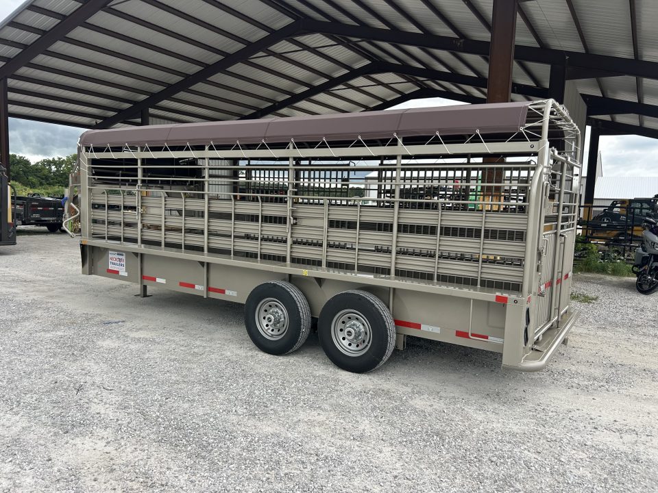 New 2026 Neckover GN BAR TOP 6'8X20X6'6"RUBBER CLEATED FLOOR Stock / Stock Combo Trailer
