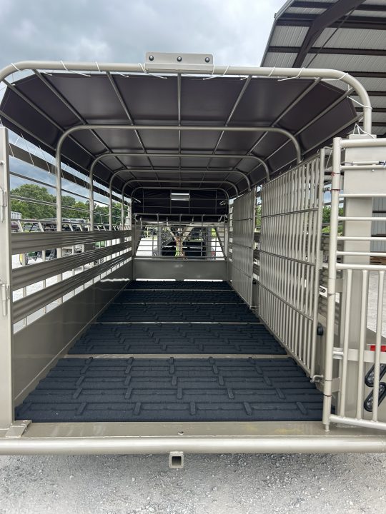 New 2026 Neckover GN BAR TOP 6'8X20X6'6"RUBBER CLEATED FLOOR Stock / Stock Combo Trailer