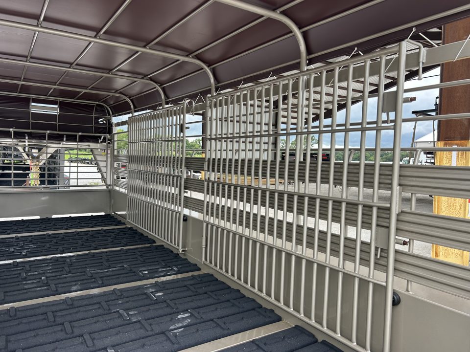 New 2026 Neckover GN BAR TOP 6'8X20X6'6"RUBBER CLEATED FLOOR Stock / Stock Combo Trailer
