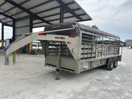 New 2026 Neckover GN BAR TOP 6'8X20X6'6 RUBBER CLEATED FLOOR Stock / Stock Combo Trailer