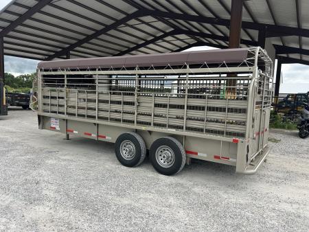 New 2026 Neckover GN BAR TOP 6'8X20X6'6"RUBBER CLEATED FLOOR Stock / Stock Combo Trailer