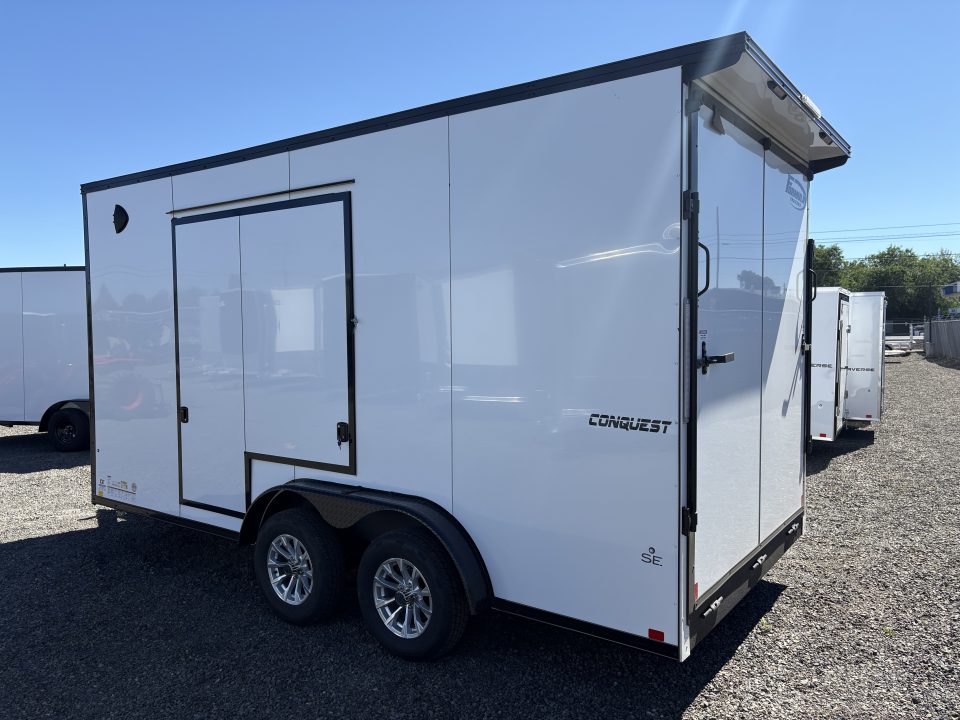 New 7.5x16 TA 7K Formula Enclosed Car Hauler w/ UTV Escape Door