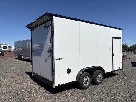New 7.5x16 TA 7K Formula Enclosed Car Hauler w/ UTV Escape Door