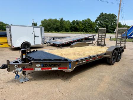 New 2026 Diamond C Trailers 15.5K LPX 207 Package 18' X 82  Equipment Trailer