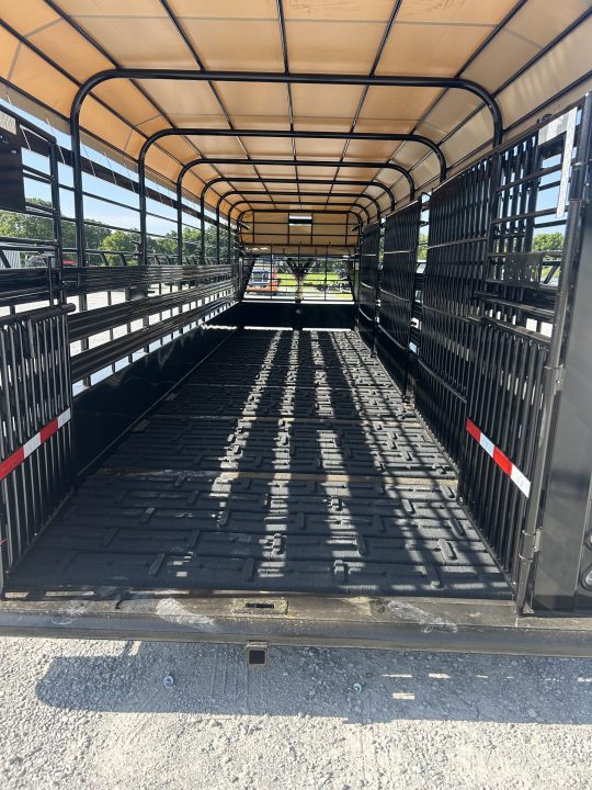 New 2026 Neckover GN BAR TOP 6'8X28X6'6" 2-8K RUBBER FLOOR Stock / Stock Combo Trailer