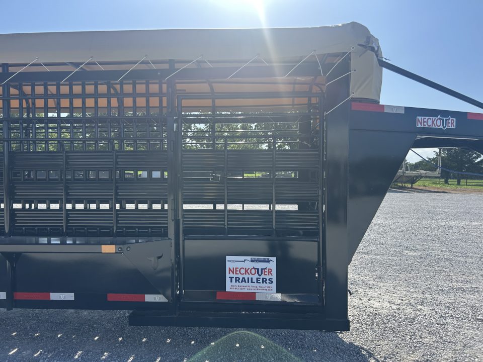 New 2026 Neckover GN BAR TOP 6'8X28X6'6" 2-8K RUBBER FLOOR Stock / Stock Combo Trailer