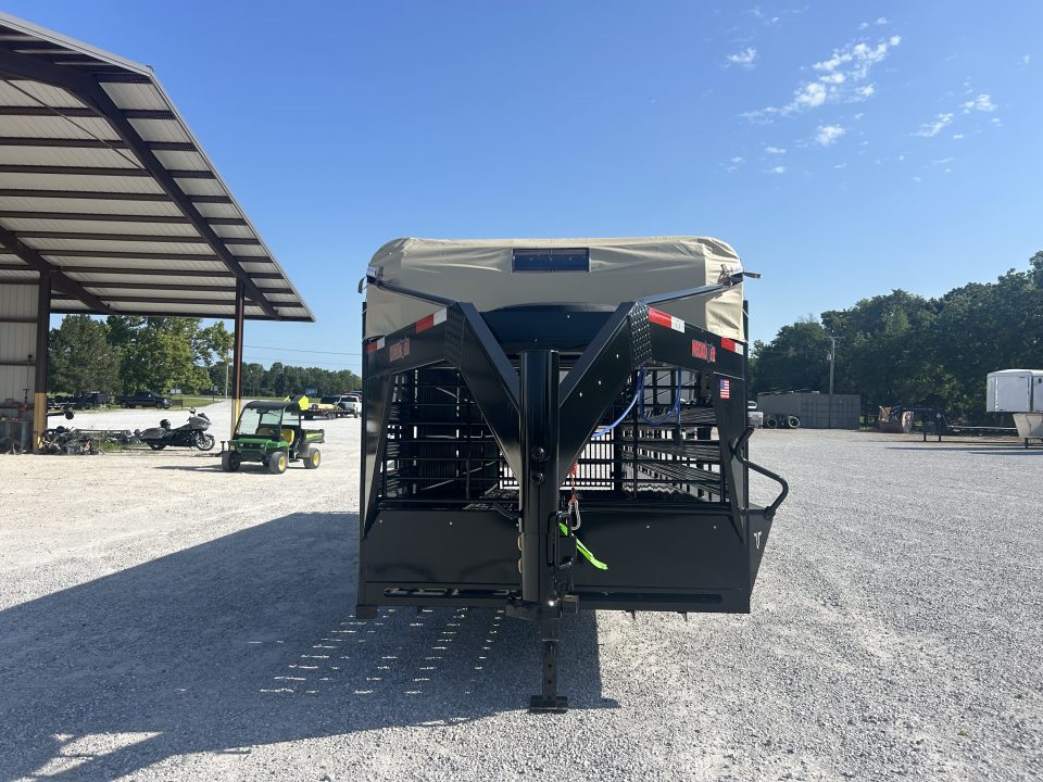 New 2026 Neckover GN BAR TOP 6'8X28X6'6" 2-8K RUBBER FLOOR Stock / Stock Combo Trailer