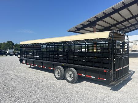 New 2026 Neckover GN BAR TOP 6'8X28X6'6" 2-8K RUBBER FLOOR Stock / Stock Combo Trailer