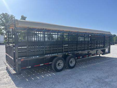 New 2026 Neckover GN BAR TOP 6'8X28X6'6" 2-8K RUBBER FLOOR Stock / Stock Combo Trailer
