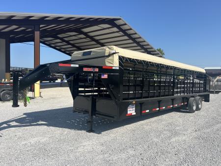 New 2026 Neckover GN BAR TOP 6'8X28X6'6" 2-8K RUBBER FLOOR Stock / Stock Combo Trailer