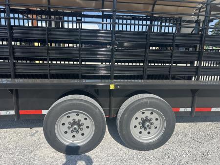 New 2026 Neckover GN BAR TOP 6'8X28X6'6" 2-8K RUBBER FLOOR Stock / Stock Combo Trailer