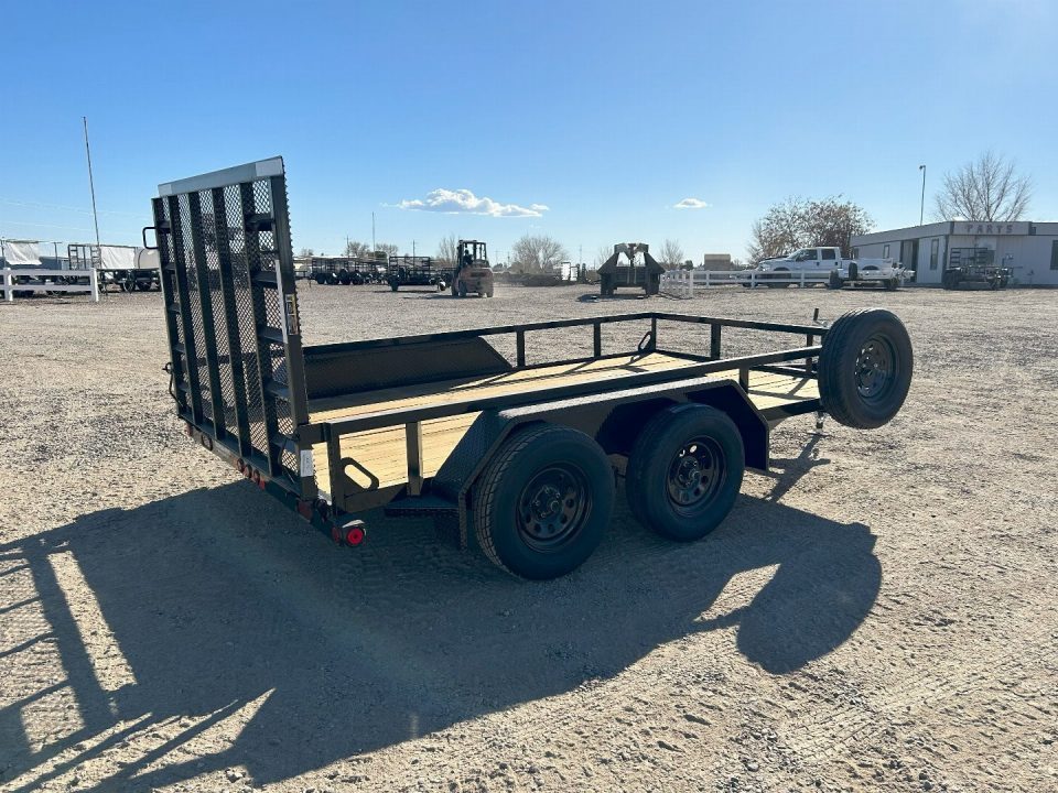 New 2026 Load Trail 83"x12' Double Axle with ramp Utility Trailer