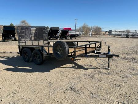 New 2026 Load Trail 83"x12' Double Axle with ramp Utility Trailer