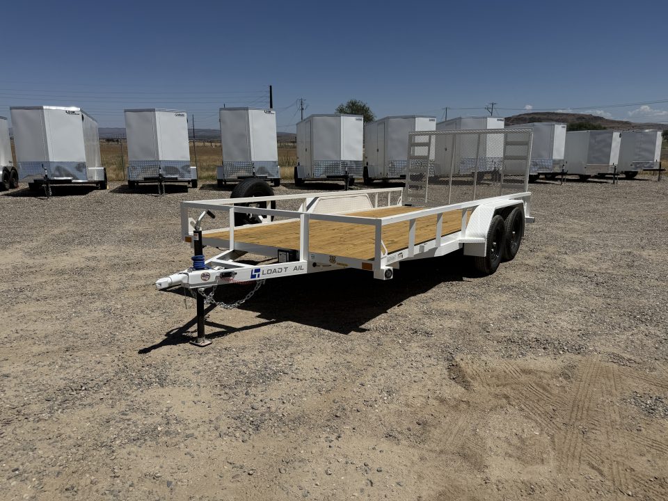 New 2026 Load Trail Double axle 83"x16' Utility Trailer