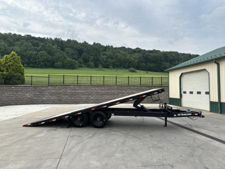 New PJ Trailers 22' Hydraulic Deckover Tilt with Scissor Lift (T8)