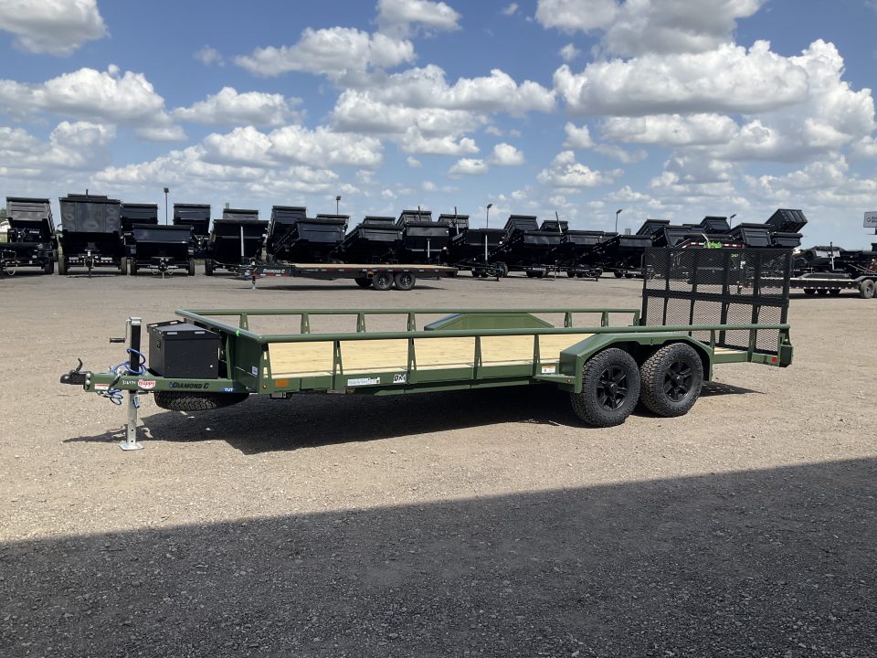 New Diamond C 83"x20' Tandem Axle Venture Edition Utility Trailer - TUT206