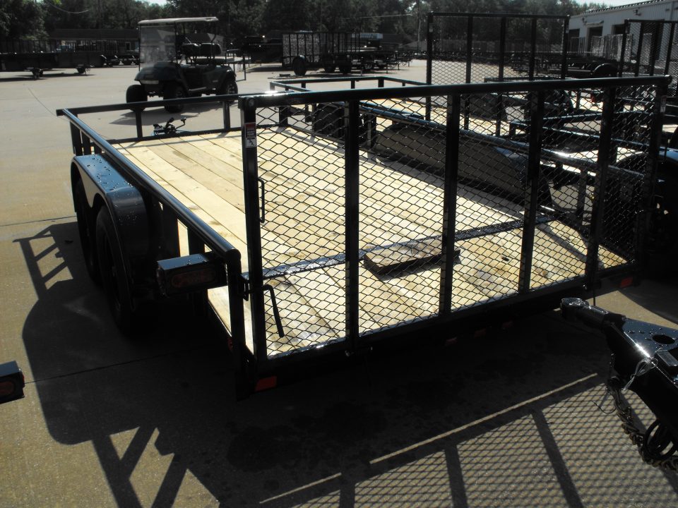 New Pipe rail Top Landscape Trailer 83 X 14 Dove Gate 7000 GVWR