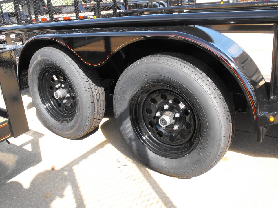 New Pipe rail Top Landscape Trailer 83 X 14 Dove Gate 7000 GVWR