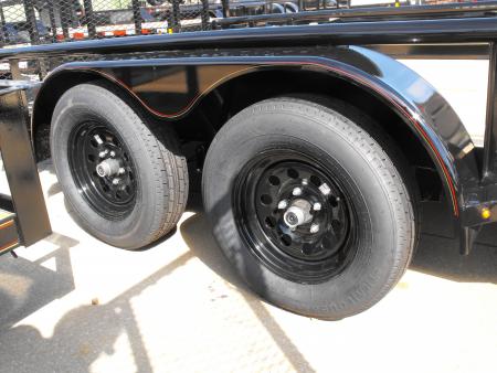 New Pipe rail Top Landscape Trailer 83 X 14 Dove Gate 7000 GVWR
