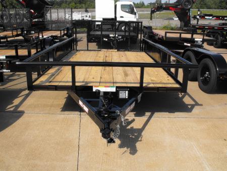 New Pipe rail Top Landscape Trailer 83 X 14 Dove Gate 7000 GVWR