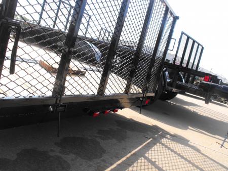 New Pipe rail Top Landscape Trailer 83 X 14 Dove Gate 7000 GVWR