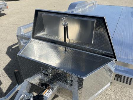 New 2027 Black Rhino Aluminum Low Profile LPT8116A-7K w/ Toolbox & Bi-Fold Gate(ATV / UTV / Side by Side) Utility Trailer