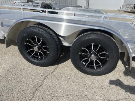 New 2027 Black Rhino Aluminum Low Profile LPT8116A-7K w/ Toolbox & Bi-Fold Gate(ATV / UTV / Side by Side) Utility Trailer