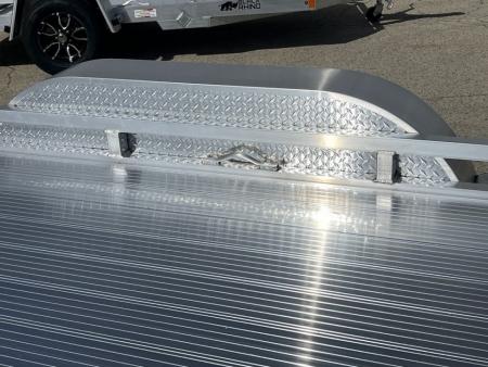 New 2027 Black Rhino Aluminum Low Profile LPT8116A-7K w/ Toolbox & Bi-Fold Gate(ATV / UTV / Side by Side) Utility Trailer