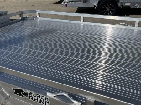 New 2027 Black Rhino Aluminum Low Profile LPT8116A-7K w/ Toolbox & Bi-Fold Gate(ATV / UTV / Side by Side) Utility Trailer