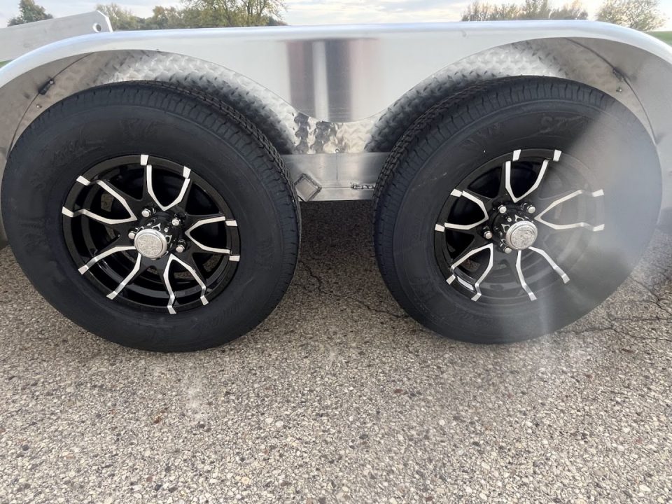 New 2027 Black Rhino Aluminum Low Profile LPT8116A-7K w/ Bi-Fold Gate(ATV / UTV / Side by Side) Utility Trailer