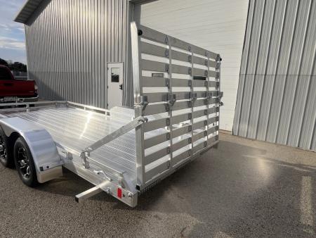New 2027 Black Rhino Aluminum Low Profile LPT8116A-7K w/ Bi-Fold Gate(ATV / UTV / Side by Side) Utility Trailer