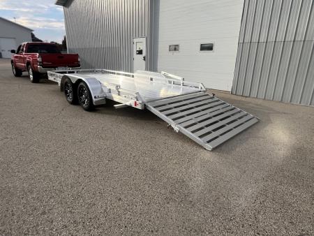New 2027 Black Rhino Aluminum Low Profile LPT8116A-7K w/ Bi-Fold Gate(ATV / UTV / Side by Side) Utility Trailer