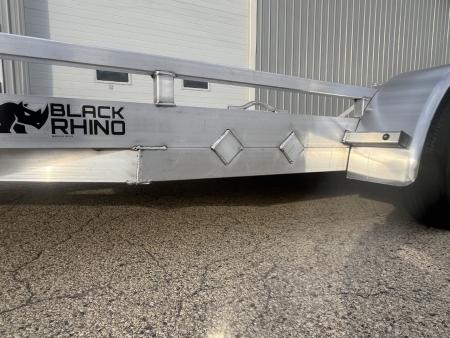 New 2027 Black Rhino Aluminum Low Profile LPT8116A-7K w/ Bi-Fold Gate(ATV / UTV / Side by Side) Utility Trailer