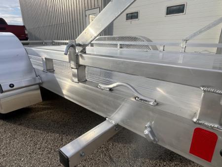 New 2027 Black Rhino Aluminum Low Profile LPT8116A-7K w/ Bi-Fold Gate(ATV / UTV / Side by Side) Utility Trailer