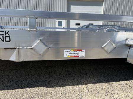 New 2027 Black Rhino Aluminum Low Profile LPT8116A-7K w/ Toolbox & Bi-Fold Gate(ATV / UTV / Side by Side) Utility Trailer