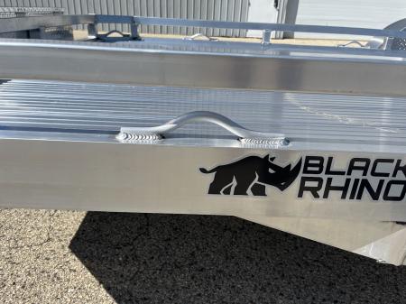 New 2027 Black Rhino Aluminum Low Profile LPT8116A-7K w/ Toolbox & Bi-Fold Gate(ATV / UTV / Side by Side) Utility Trailer