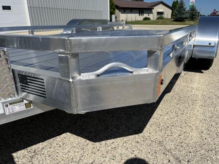New 2027 Black Rhino Aluminum Low Profile LPT8116A-7K w/ Toolbox & Bi-Fold Gate(ATV / UTV / Side by Side) Utility Trailer