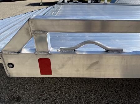 New 2027 Black Rhino Aluminum Low Profile LPT8116A-7K w/ Toolbox & Bi-Fold Gate(ATV / UTV / Side by Side) Utility Trailer