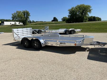 New 2027 Black Rhino Aluminum Low Profile LPT8116A-7K w/ Toolbox & Bi-Fold Gate(ATV / UTV / Side by Side) Utility Trailer