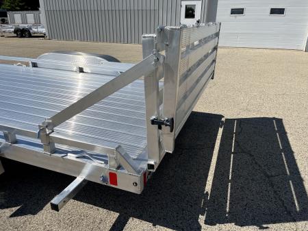 New 2027 Black Rhino Aluminum Low Profile LPT8116A-7K w/ Toolbox & Bi-Fold Gate(ATV / UTV / Side by Side) Utility Trailer