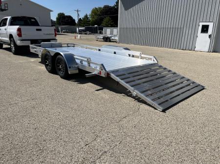 New 2027 Black Rhino Aluminum Low Profile LPT8116A-7K w/ Toolbox & Bi-Fold Gate(ATV / UTV / Side by Side) Utility Trailer