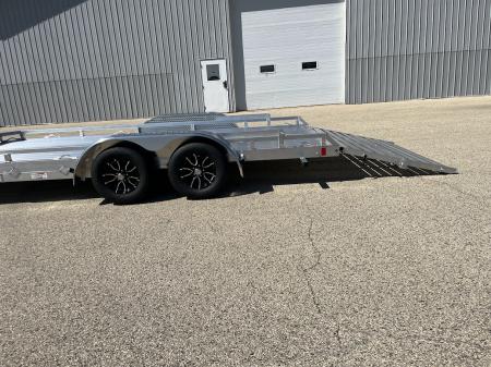 New 2027 Black Rhino Aluminum Low Profile LPT8116A-7K w/ Toolbox & Bi-Fold Gate(ATV / UTV / Side by Side) Utility Trailer