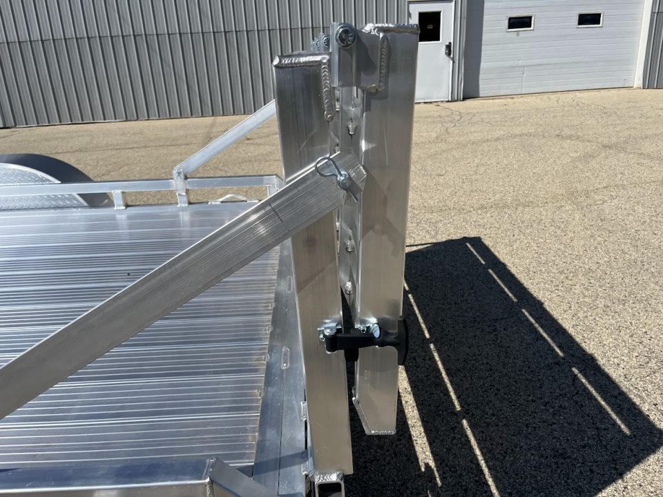 New 2027 Black Rhino Aluminum Low Profile LPT8116A-7K w/ Bi-Fold Gate(ATV / UTV / Side by Side) Utility Trailer
