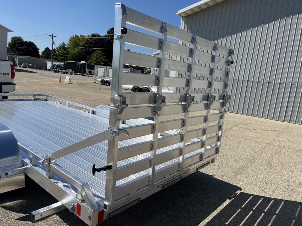 New 2027 Black Rhino Aluminum Low Profile LPT8116A-7K w/ Bi-Fold Gate(ATV / UTV / Side by Side) Utility Trailer