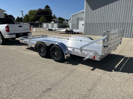 New 2027 Black Rhino Aluminum Low Profile LPT8116A-7K w/ Bi-Fold Gate(ATV / UTV / Side by Side) Utility Trailer